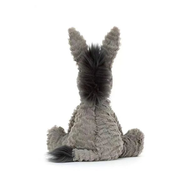 Cute Grey Donkey Plush Toy - Soft Stuffed Animal for Babies & Kids