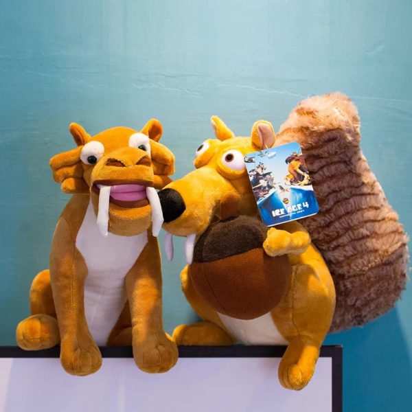 Cute Ice Age Squirrel Plush Pillow - Soft Comfort for Home & Office
