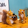 Cute Ice Age Squirrel Plush Pillow - Soft Comfort for Home & Office