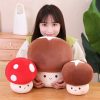 Cute Kawaii Shiitake Mushroom Plush Toy - Soft & Lifelike Gift for Kids