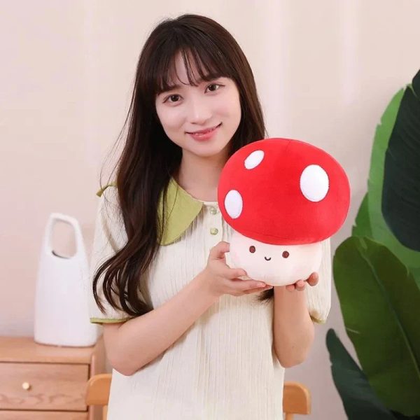 Cute Kawaii Shiitake Mushroom Plush Toy - Soft & Lifelike Gift for Kids