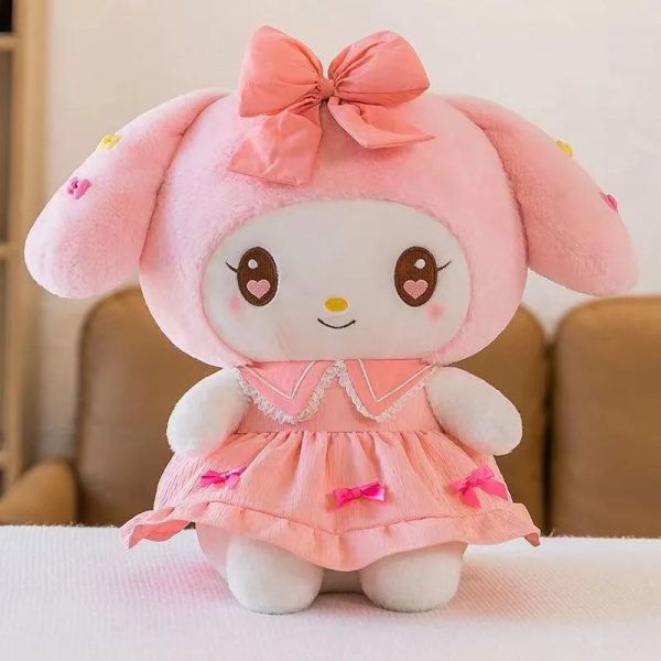 Cute Kuromi Plush Doll - 30cm Sanlio Purple Dress Gift for Anime Lovers