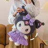 Cute Kuromi Plush Doll - 30cm Sanlio Purple Dress Gift for Anime Lovers