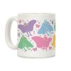 Cute Pastel Mothman Pattern Coffee Mug