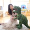 Cute Plush Dinosaur Pillow - Soft Tyrannosaurus Rex Toy for Kids