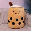 Cute Plush Milk Tea Cup Pillow - Adorable Decorative Toy for All Ages
