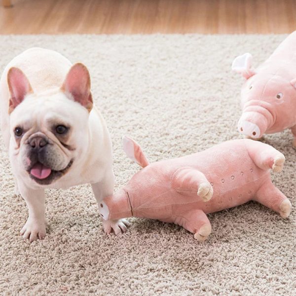 Cute Plush Pig Chew Toy for Dogs