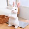 Cute Plush Rabbit Doll - Adorable Squat & Standing Huggable Gift for All Ages