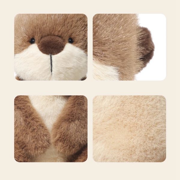 Cute Sea Otter Plush Toy - Fluffy Soft Doll for Kids' Birthday Gift