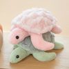 Cute Sea Turtle Plush Toy - Soft Stuffed Animal Pillow for Kids