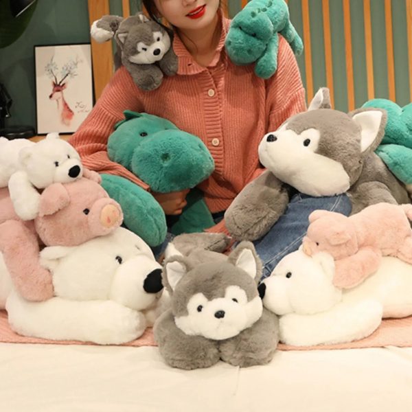 Cute Weighted Plush Animal Pillow - Cuddly Comfort for All Ages