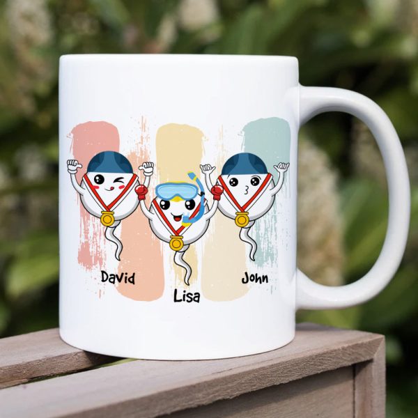 Dad, Always Remember, Gift For Dad, Personalized Mug, Funny Sperm Mug, Father's Day Gift