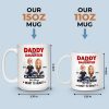 Dad And Daughter, Love You Can Feel - Family Personalized Custom Mug - Father's Day, Gift For Dad, Grandpa