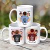 Dad Carrying Kids On Shoulder Best Dad Ever Beach Landscape Father's Day Gift For Daddy Personalized Mug