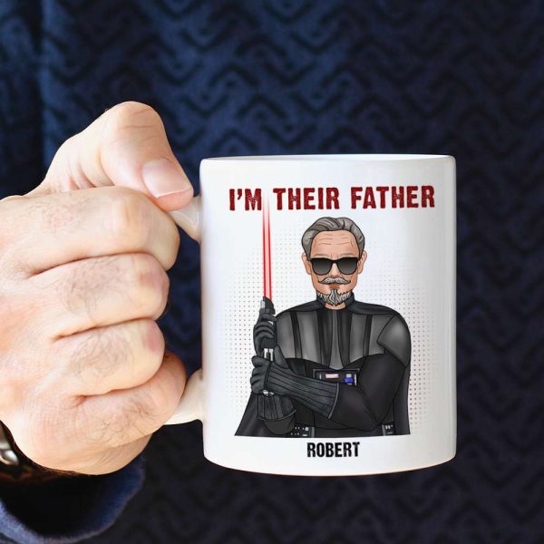 Dad Coffee Mug With Personalized Kids' Birth Coffee Mug 01qhqn120423tm