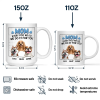 Dad Every Poo I Do 3D Cartoon - Personalized Mug