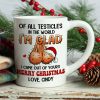 Dad Glad I Came Out Of Yours, Personalized White Mug