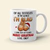 Dad Glad I Came Out Of Yours, Personalized White Mug