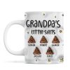 Dad Grandpa Mom Grandma Little Sh*t Personalized 3D Inflated Printed Mug