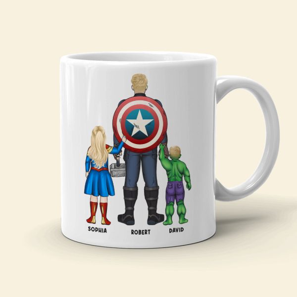 Dad Happy Father's Day, Personalized Coffee Mug, Best Dad Ever Mug, Gift For Dad 09acqn220523tm
