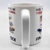 Dad, I Will Always Be Your Little Girl, Girl and Dad Sitting - Personalized Custom Coffee Mug - DAD137_MG