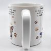 Dad If I Could Talk Love You Much Mug With Paws And Cartoon Figures - Personalized Custom Coffee Mug - DOG048_MG