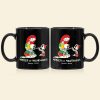 Dad Mom And Children 02QHDT230323 Personalized Black Coffee Mug