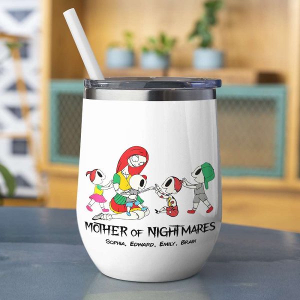 Dad Mom And Children 02QHDT230323 Personalized Black Coffee Mug