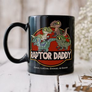 Dad Raptor Daddy 05huhu310523 Personalized Coffee Mug