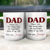 DAD Thank You For Being Such An Important Piece Of My Life - Personalized Custom Coffee Mug - DAD034_MG