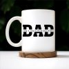 Dad The Man, The Legend, The Heart Of Our Family Mug - Personalized Custom Coffee Mug - DAD025_MG