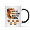 Dad The Man The Legend The Myth The King Personalized Mug, Father's Day Gift for Dad