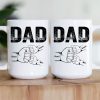 Dad The Man The Myth The Legend Fist Bump - Personalized Mug