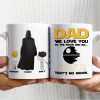 Dad We Love You To The Moon And Ba.. 01hudt020623 Personalized Coffee Mug