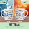 Dad You Are My Best Friend Ceramic Coffee Mug, Best Dad Ever Gift for Father Husband Grandpa, Fathers Day Birthday Christmas Gift from Daughter Son