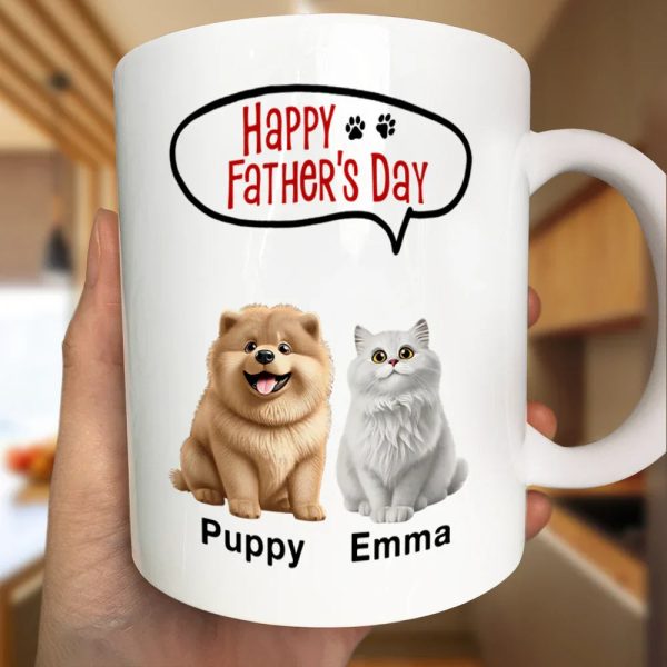 Dad You Work Hard And Raise Me Well - Personalized Mug