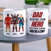 Dad You're Our Hero Personalized Mug 04DNHN240523TM