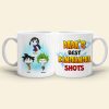 Dada's Best Shots, Gift For Dad, Personalized Mug, Funny Sperm Kids Mug 04TOHN140923HA