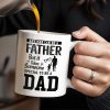 Daddy And Daughter Bond, Special Dad Silhouettes - Personalized Custom Coffee Mug - DAD138_MG