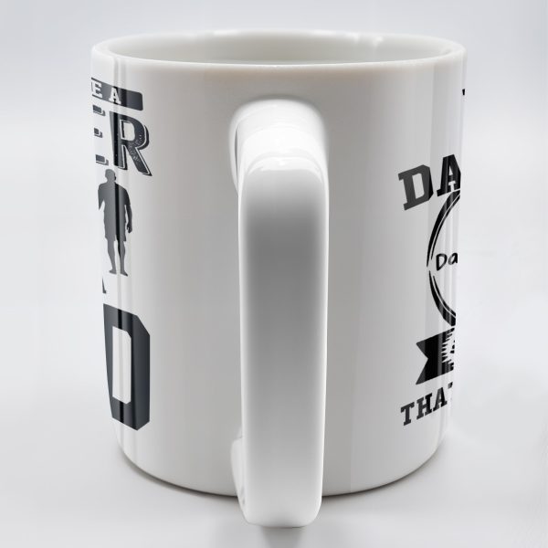Daddy And Daughter Bond, Special Dad Silhouettes - Personalized Custom Coffee Mug - DAD138_MG
