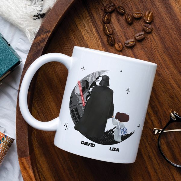 Daddy I Love You To The Death And Back Personalized Mug
