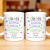 Daddy I've Only Been With You For Just A Little While, Lip Prints - Personalized Custom Coffee Mug - DAD032_MG