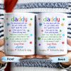 Daddy I've Only Been With You For Just A Little While, Lip Prints - Personalized Custom Coffee Mug - DAD032_MG