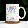 Daddy I've Only Been With You For Just A Little While, Lip Prints - Personalized Custom Coffee Mug - DAD032_MG