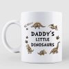 Daddy Little Dinosaur Personalized Mug