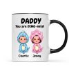 Daddy Mommy Grandpa Grandma You Are DINO-mite Dinosaur Kids Personalized Mug