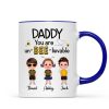 Daddy Mommy Grandpa Grandma You Are Un-BEE-lievable Personalized Mug