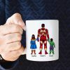 Daddy Our First Love Our Only Legend-Personalized Coffee Mug - Gift For Dad/ Gift For Mom- Dad Coffee Mug-01naqn050423tm