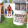 Daddy Our First Love Our Only Legend-Personalized Coffee Mug - Gift For Dad/ Gift For Mom- Dad Coffee Mug-01naqn050423tm