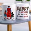 Daddy Our First Love Our Only Legend-Personalized Coffee Mug - Gift For Dad/ Gift For Mom- Dad Coffee Mug-01naqn050423tm